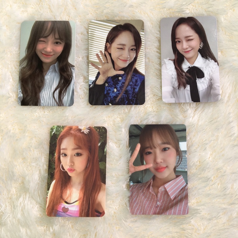 PHOTOCARD GUGUDAN & WEME OFFICIAL SEJEONG, MINA, YOOJUNG