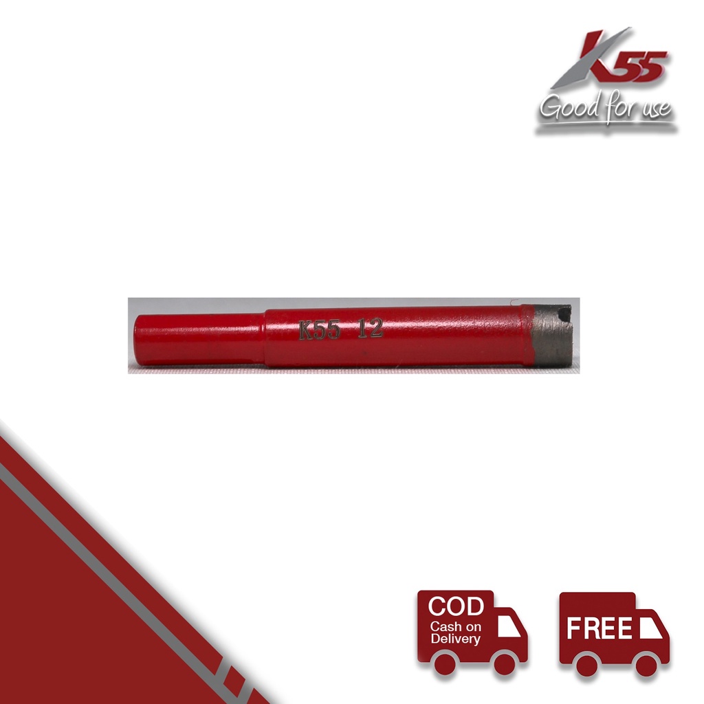 K55 Mata Bor Granit, Marmer & Keramik 12mm - Diamond Core Drill