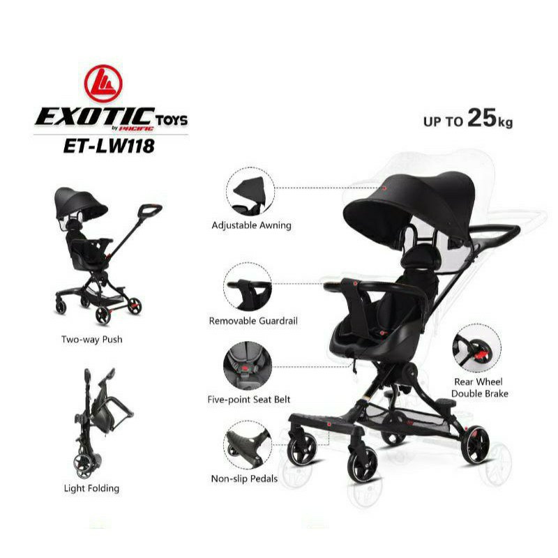 Exotic Stroller LW118 - Kereta Dorong Bayi