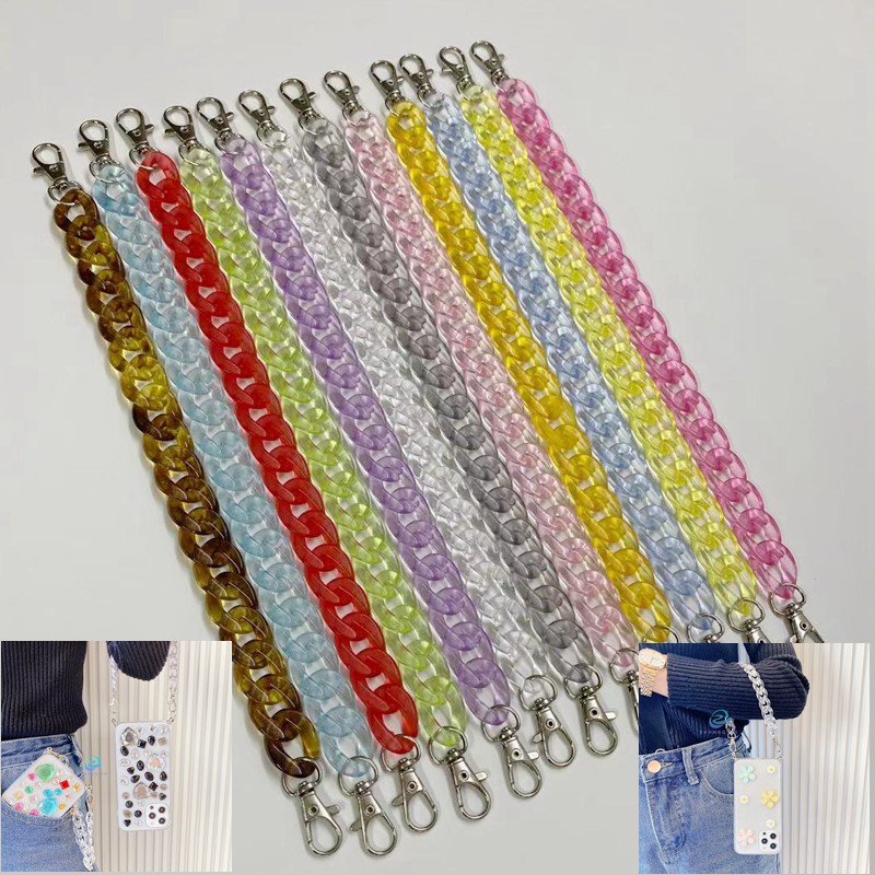 Korean soft color acrylic bead bracelet suitable for all kinds of mobile phone cases