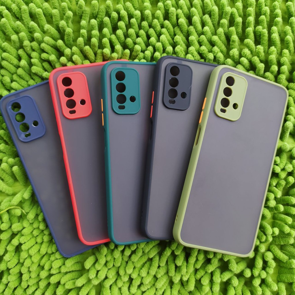 Casing Xiaomi Redmi 9T Dove Matte Transparan Slim Fuze Macaron Case Redmi 9 T