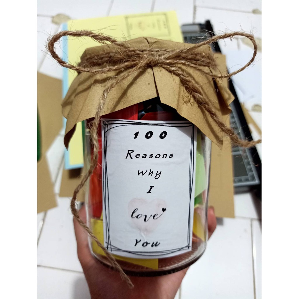 100 Reason Why I Love You Shopee Indonesia