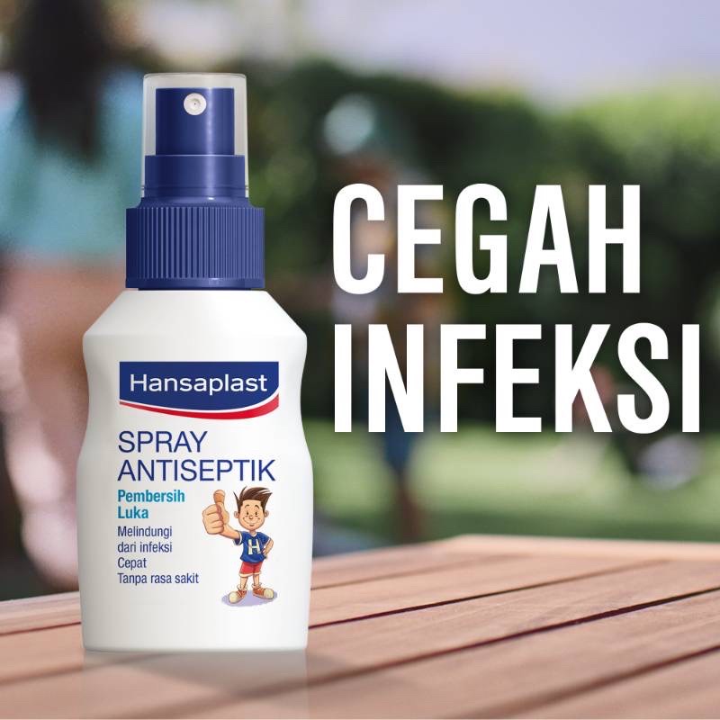 Hansaplast Wound Spray Antiseptik Tanpa Rasa Sakit Antiseptic
