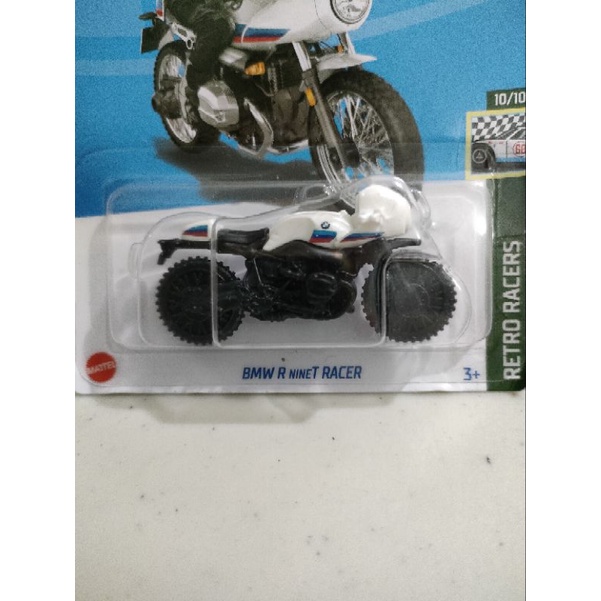 Mainan Diecast Hot Wheels BMW R nineT Racer White