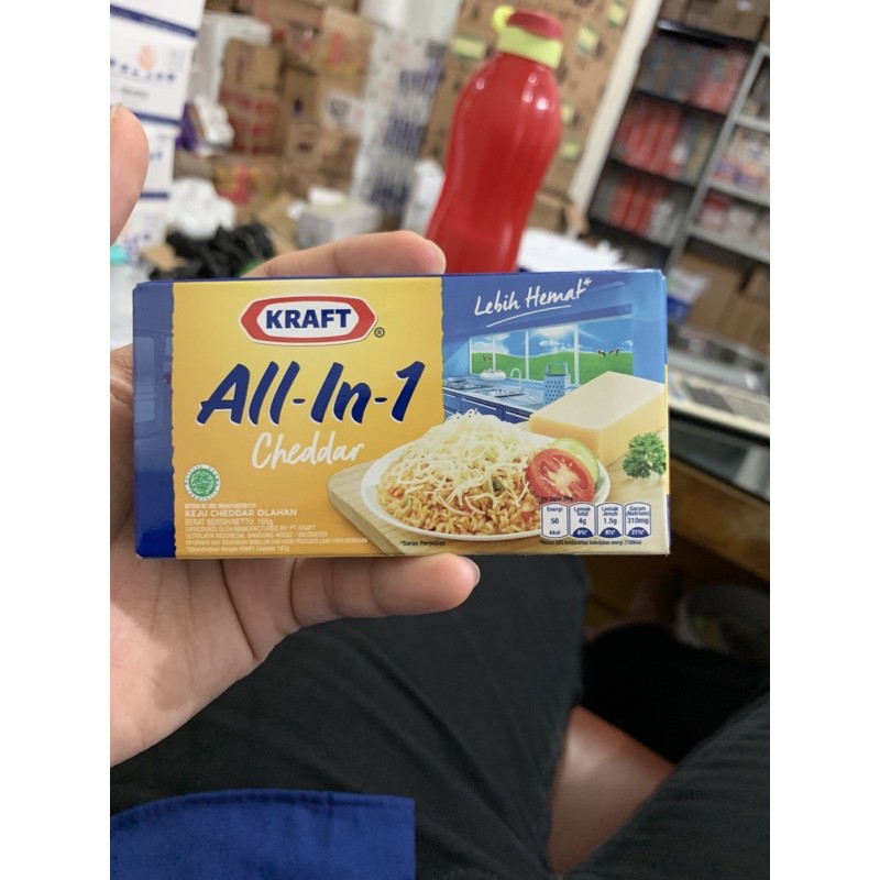 

kraft all in 1 150gr cheddar keju cheese