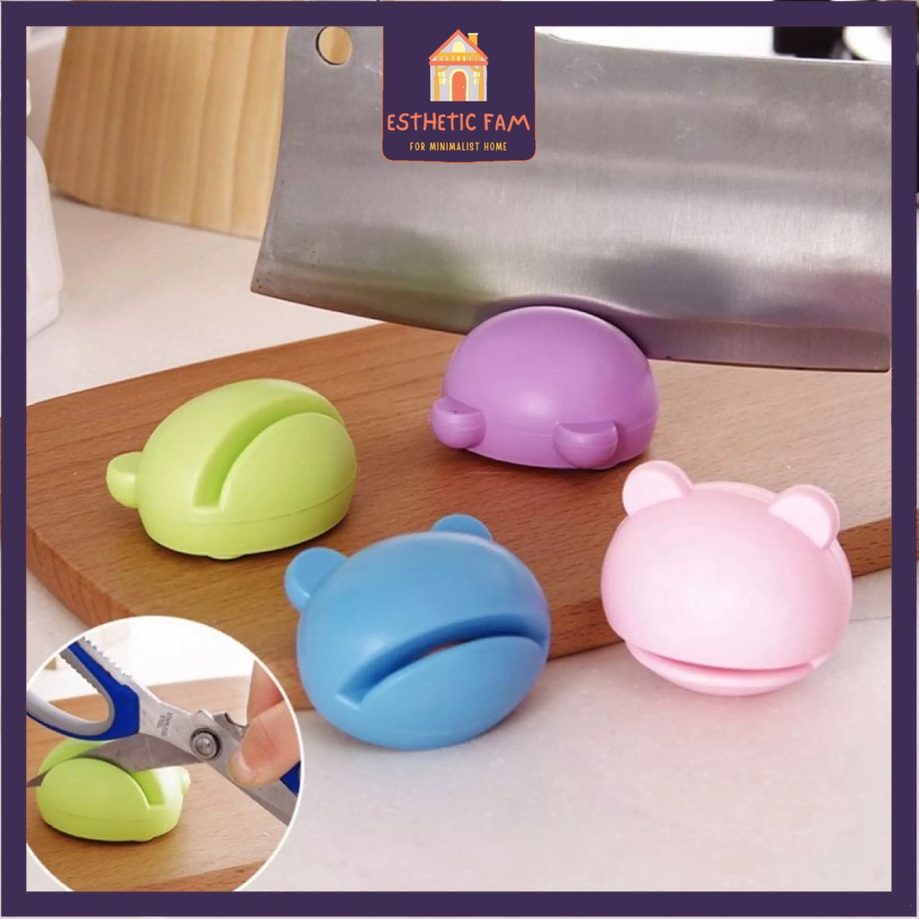 

SHARPENER Alat Pengasah Pisau Gunting Bentuk Kepala Kodok 【EF】