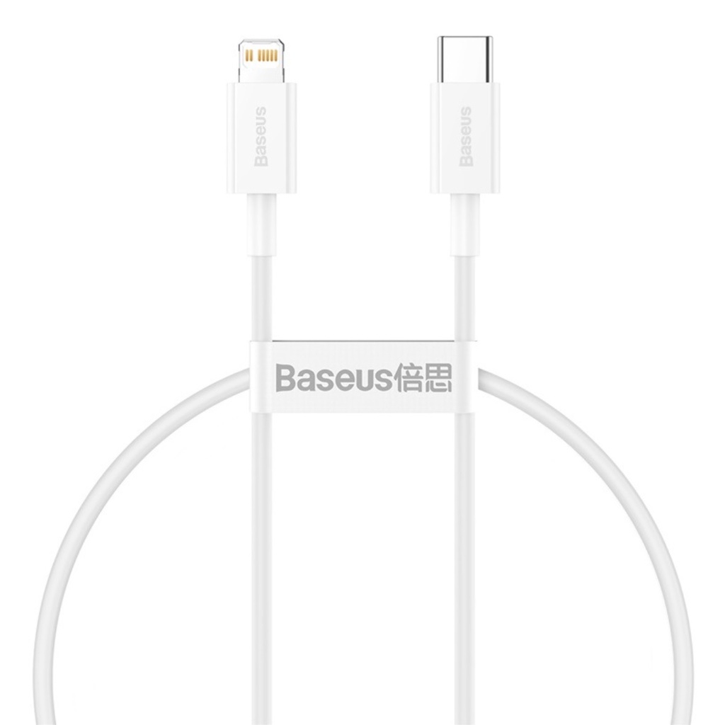 Baseus Superior Kabel Data Type C to Lightning 20W 25CM Powerbank Cable Charger Casan Pendek