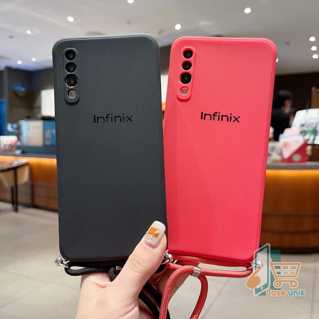 SOFTCASE SLINGCASE ORIGINAL SILIKON PELINDUNG KAMERA INFINIX SMART 4 5 NOTE 8 10 CS3914