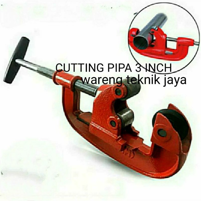 (WTJ)Alat Pemotong Pipa Tubing cutter 3 inch plus mata pisau 25-75mm