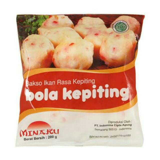 

Minaku Bola Kepiting 200gr