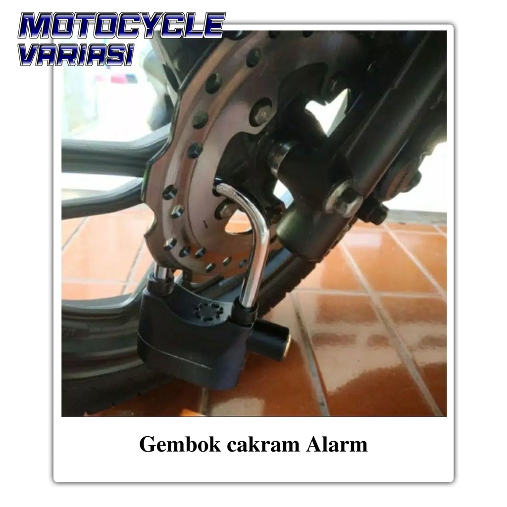 Gembok cakram alarm Vario 160 Fazzio Nmax Pcx Adv Aerox Semua Motor