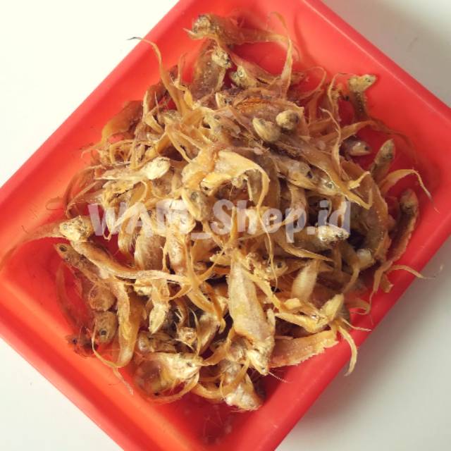 

Ikan asin bulu ayam, gesek bulu ayam 250gram