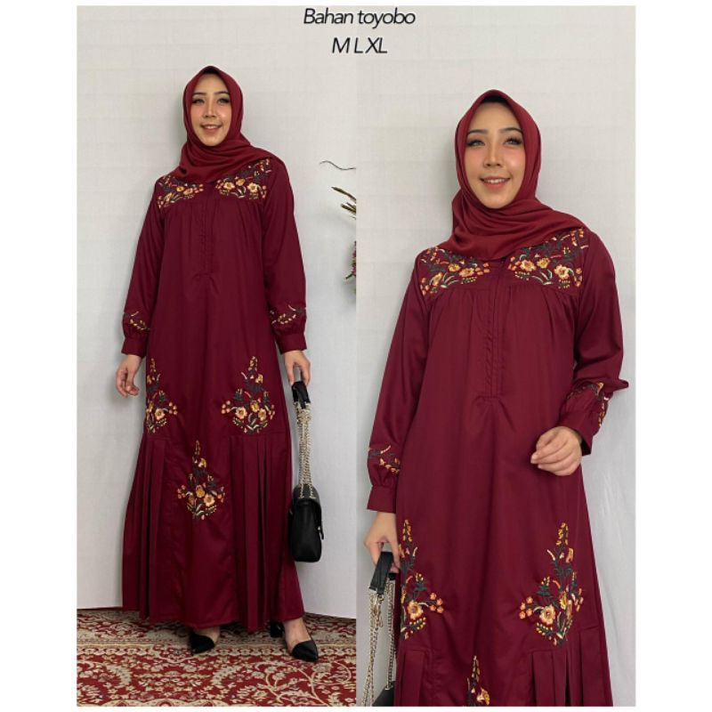 gamis rid toyobo gamis polos gamis terbaru gamis bordir gamis murah gamis pesta gamis simple