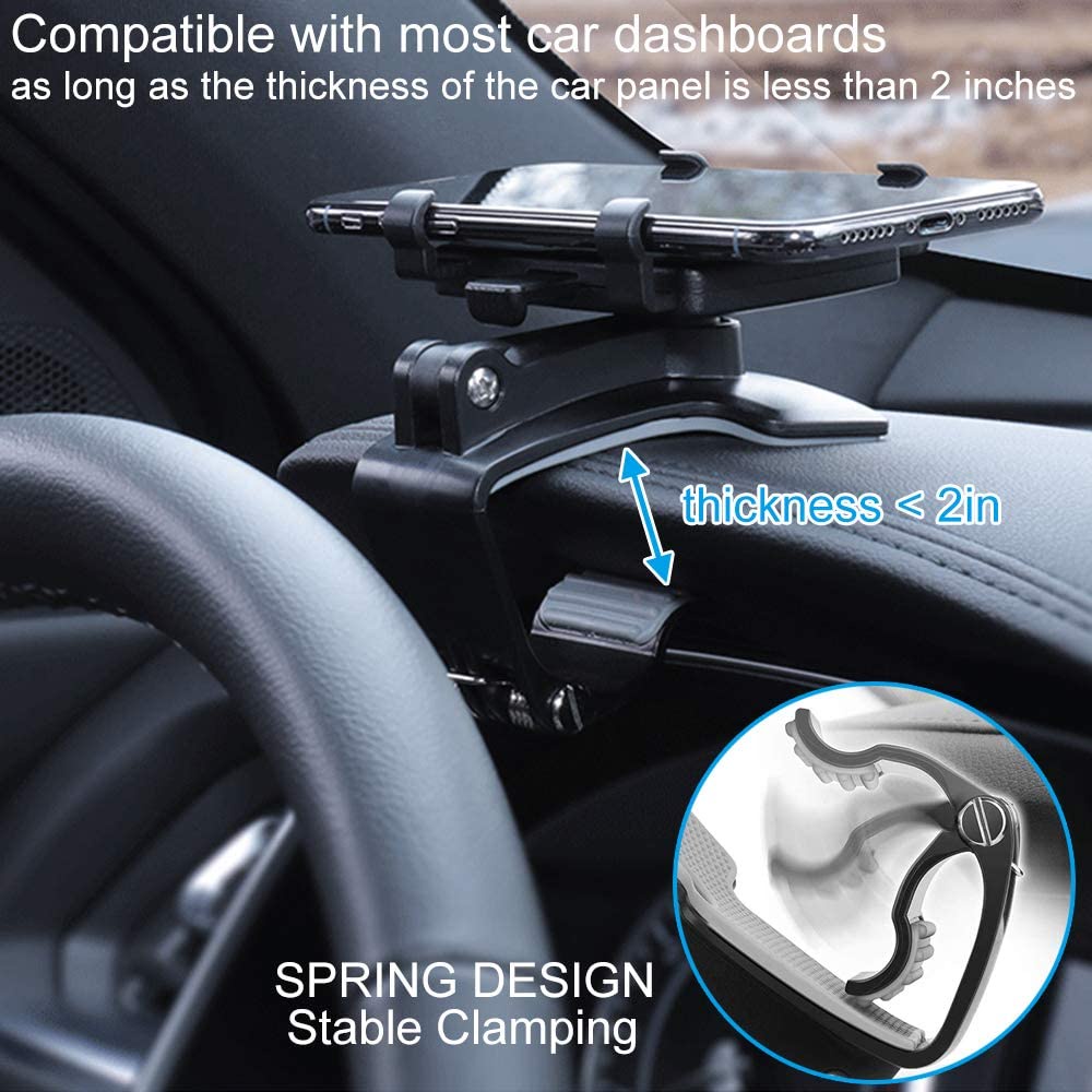 Car Holder Jepit / Dashboard Holder HP GPS Mobil Universal