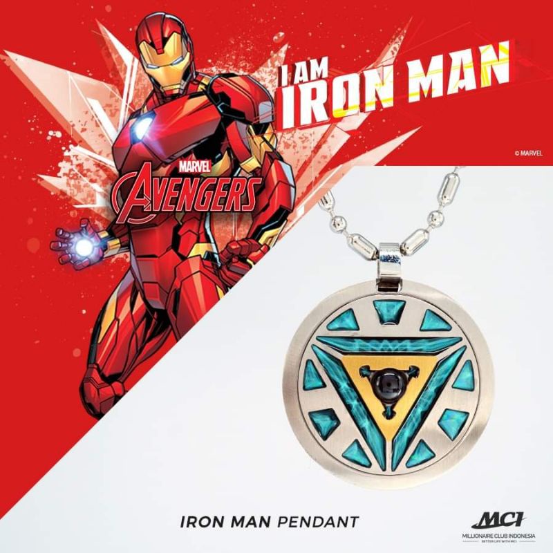 Pendant Ironman Marvel Mci