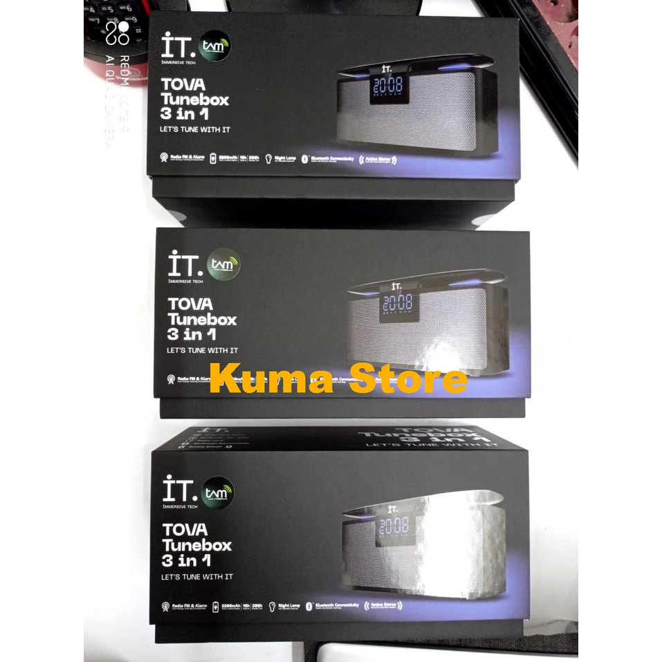 IT Immersive Tech Tova Tunebox 3 in 1 Bluetooth Garansi Resmi TAM [Bluetooth Wireless Speaker]