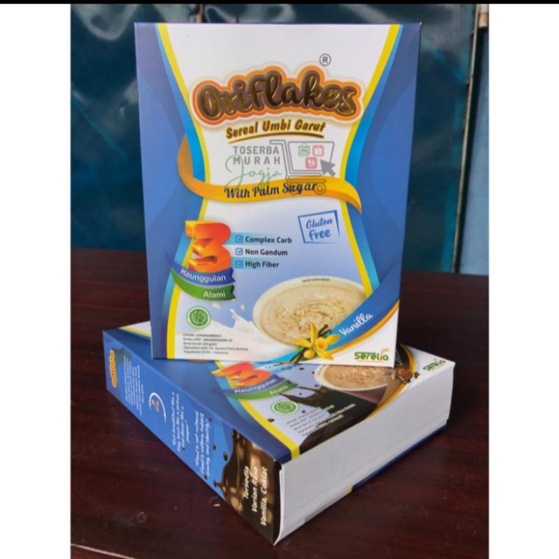 

Oriflakes 350 gram Sereal Umbi Garut membantu mengobati sakit Maag dan Asam Lambung