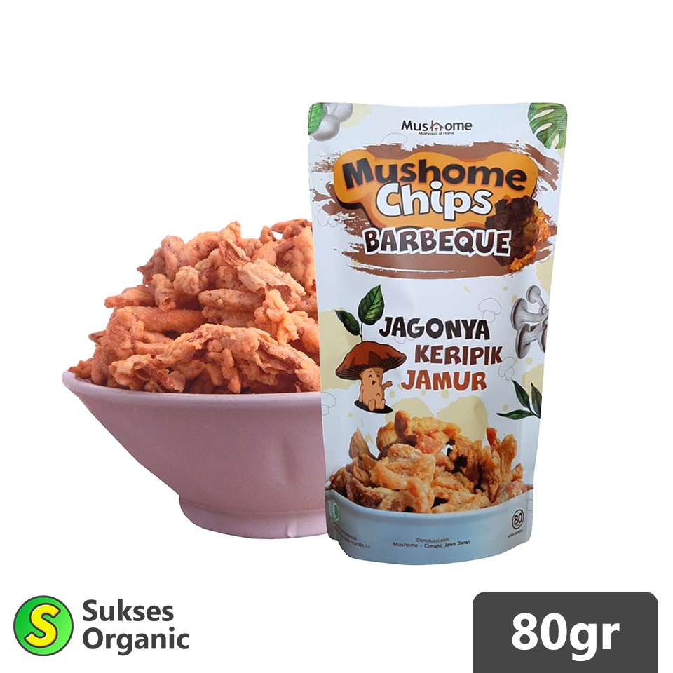 

Keripik Jamur Barbeque BBQ Mushome Chips