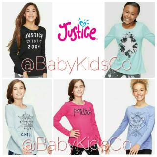 ORIGINAL Justice  Girl Tee kaos  anak  cewek justice  