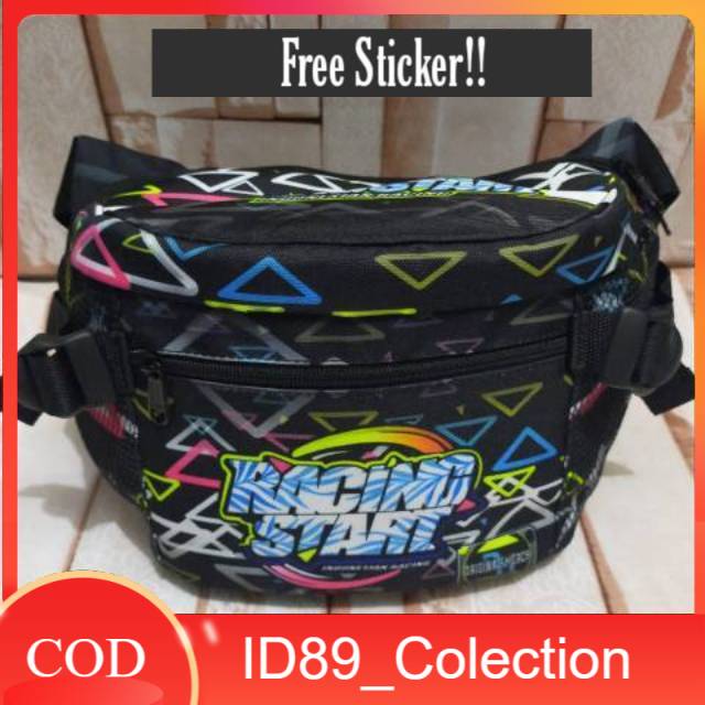 Waistbag Racing / Sling Bag Racing/ Tas Racing Hell