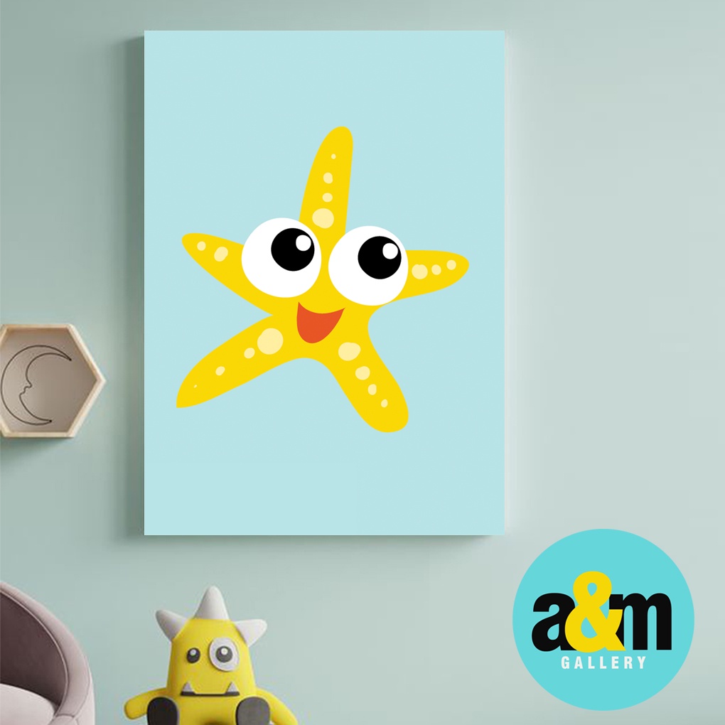 Hiasan Dinding Kamar Bayi (A4) Pajangan Anak Dekorasi Bayi Wall Decor Tema Pajangan Bayi - A&amp;M