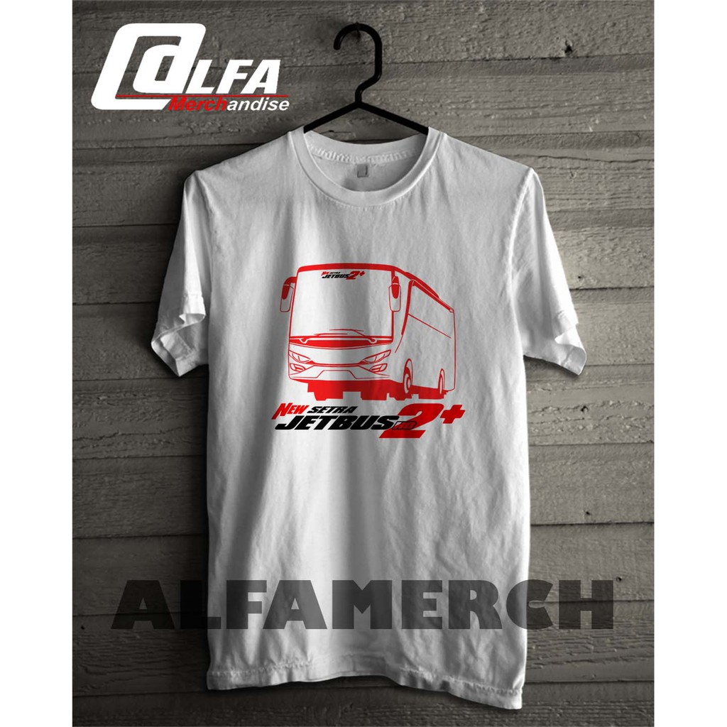 KEREN Baju Kaos Distro JET BUS BIS MANIA Pria  Warung Kaos