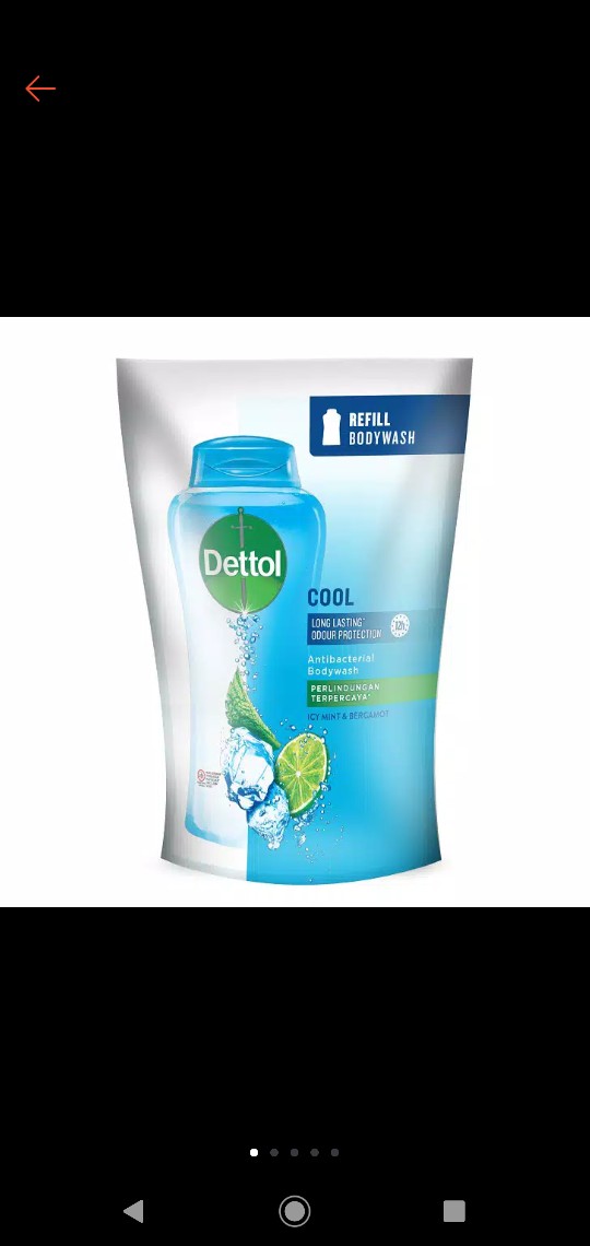 Dettol Sabun Mandi Cair Anti Bakteri Cool 250 gr Refill | Shopee Indonesia