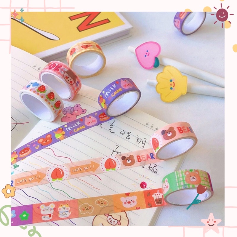 

Washi Tape Stiker Kertas Selotip Washi Tape