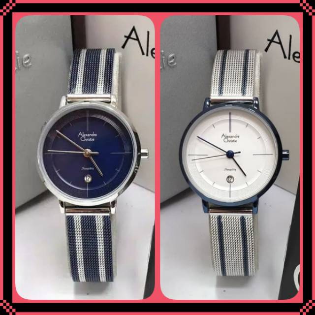ALEXANDRE CHRISTIE  AC 2636 Blue Silver LADIES