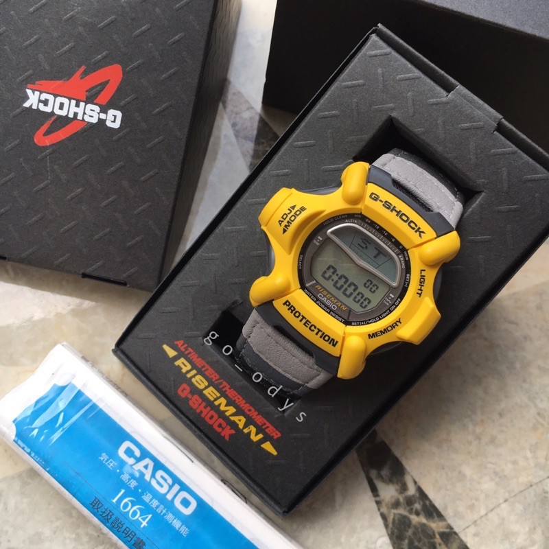 G-shock (DW-9100YJ-9T) Gshock Riseman kuning