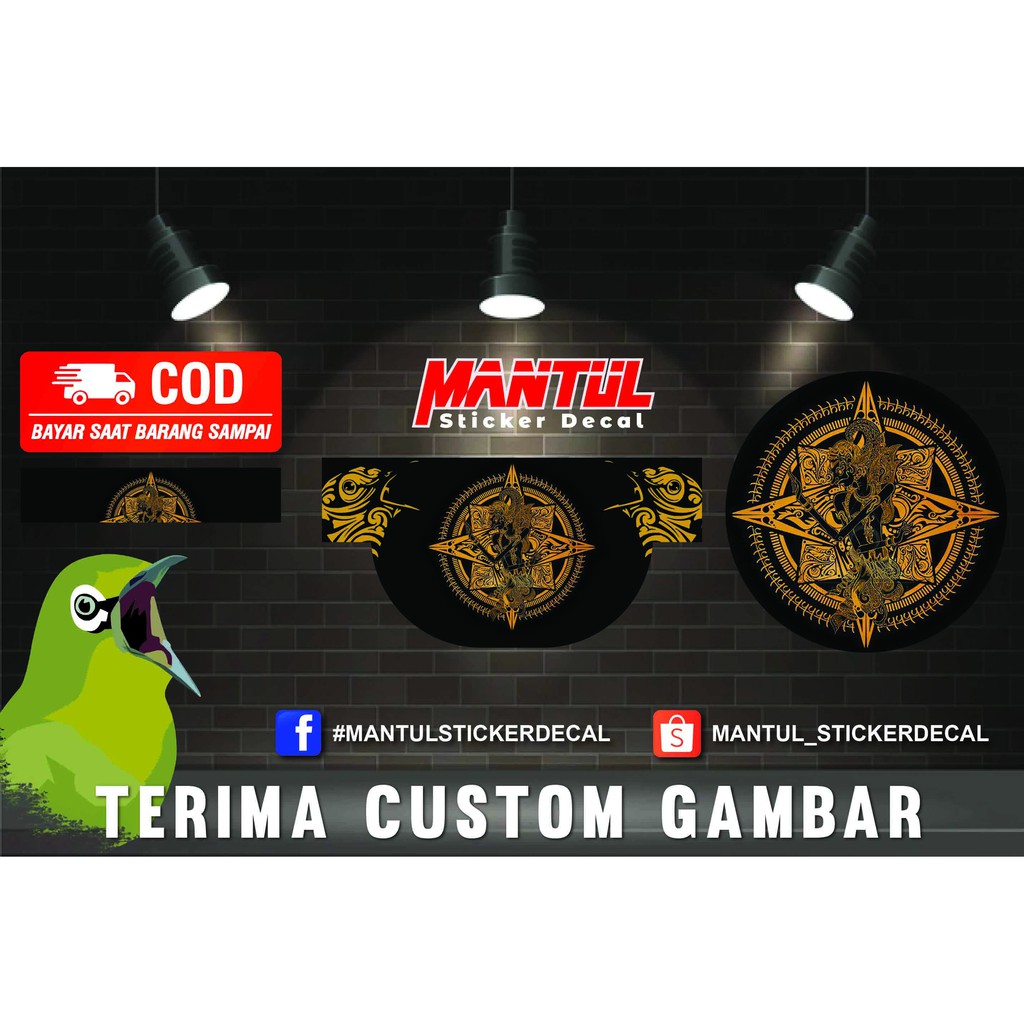 COD STICKER PLECI "ARJUNA"