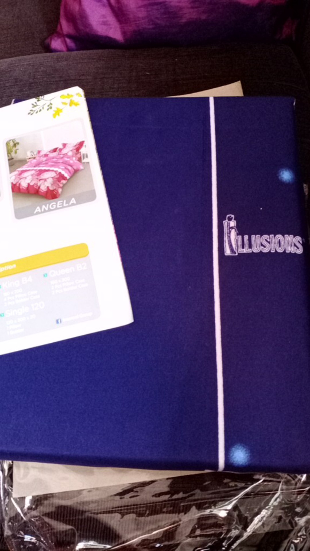 Ww - Illusions Sprei Pilihan Motif - King / Queen B2 (180x200 / 160x200)