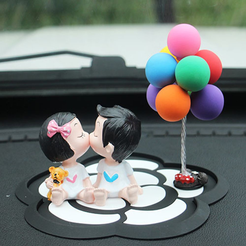 SUYOU Car Interior Supplies Car decoration Christmas gift Mickey base Lovely Balloon Container Multi-color dashboard DIY Birthday present Mini cute Candy