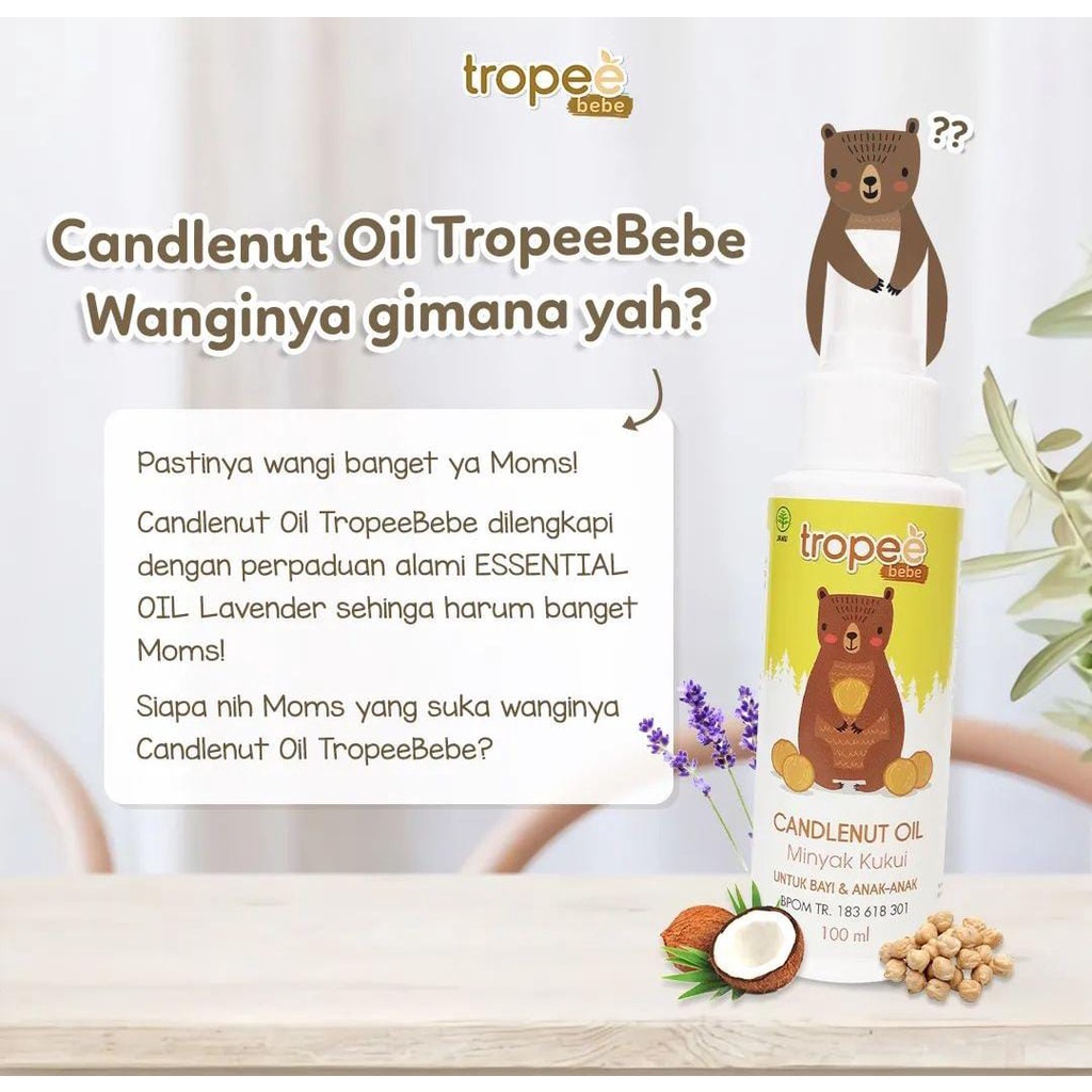 Tropee Bebe Minyak Kemiri 100ml / candlenut oil