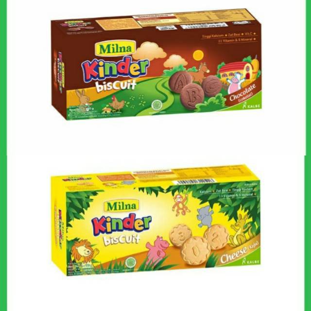 MILNA - BISKUIT KINDER &amp; TODDLER BAYI 110 GRAM / MPASI BAYI / BISKUIT 1 TAHUN+