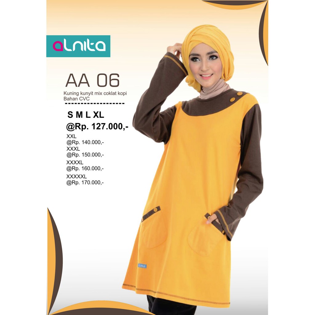 atasan alnita atasan kaos atasan murah atasan muslimah