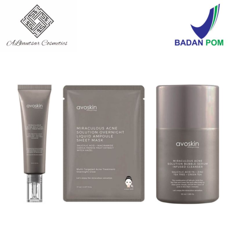 AVOSKIN Miraculous Acne Solution Series
