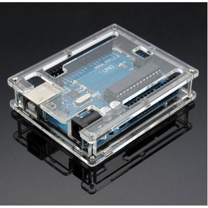 Acrylic Box for Arduino UNO R3 Transparent Casing Kotak Transparan
