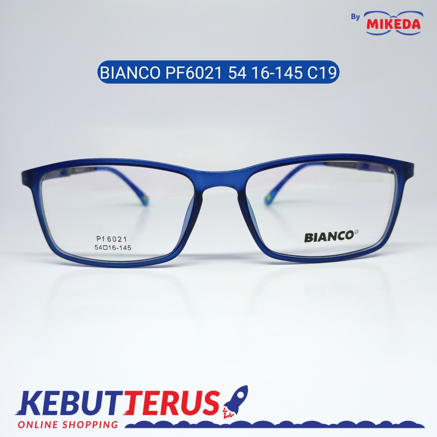 Mikeda-FRAME KACAMATA BIANCOPF6021 54 16-145 C19+LENSA(MINUS/CYLINDER)