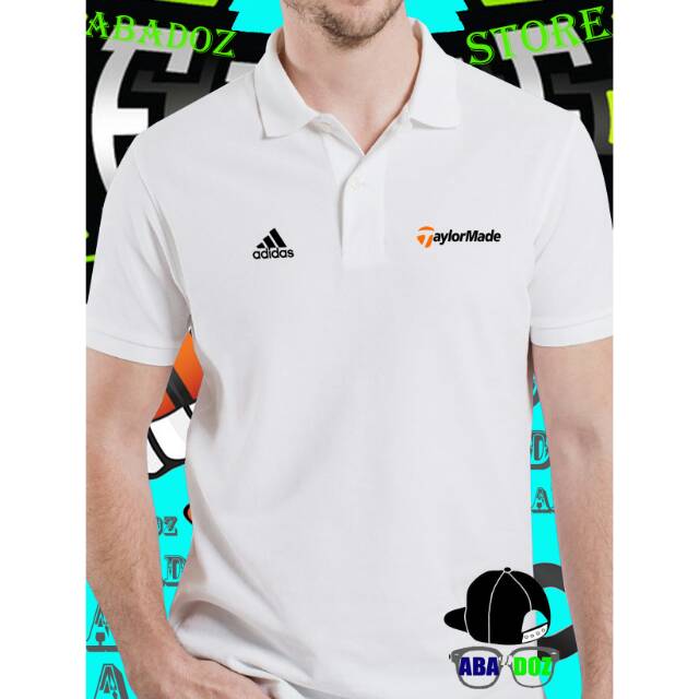 Kaos polo Adidas Golf Taylor Made baju kaos kerah pria wanita terbaru
