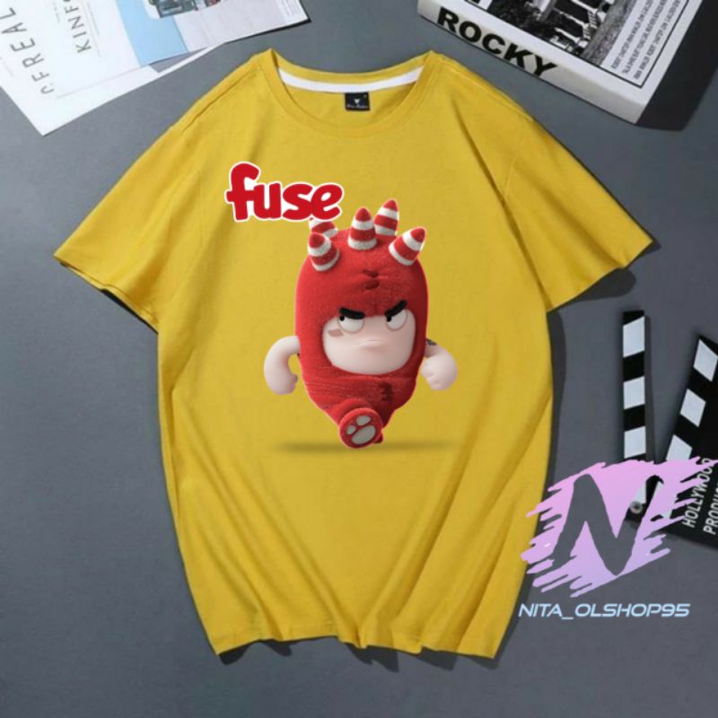 kaos oddbods baju KAOS ANAK oddbods fuse