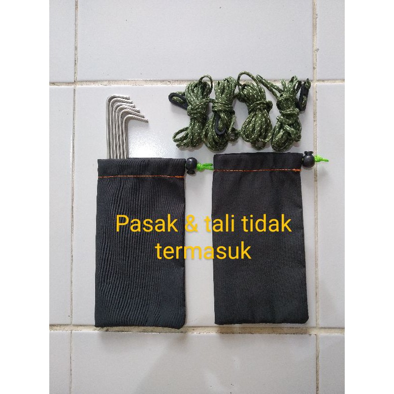 

2pc kantong pasak bahan tidak mudah sobek