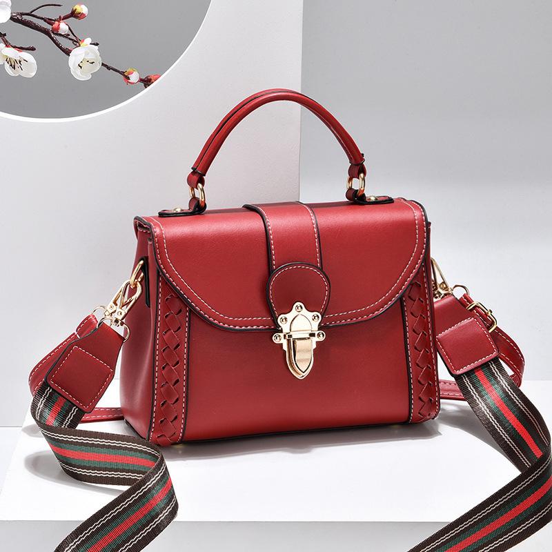 KDDJT2182-red Tas Handbag Selempang Wanita Elegan Import