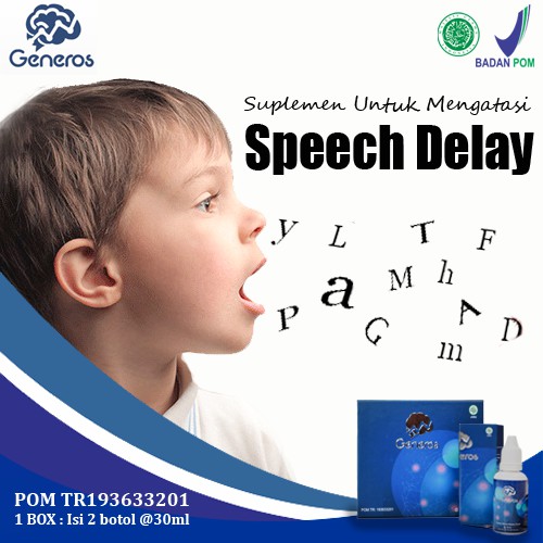 Generos - 2X Lebih Cepat Anak Lancar Bicara Solusi Anak Speech Delay Autis Tingkatkan Otak 2@30ml