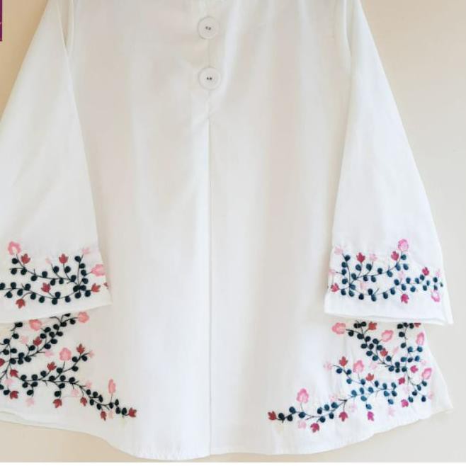 ✧ ATASAN PUTIH BORDIR BIG SIZE JUMBO XXL XXXL 5L BORDIRAN WARNA DAN PUTIH ATASAN BLUS WANITA TERBARU