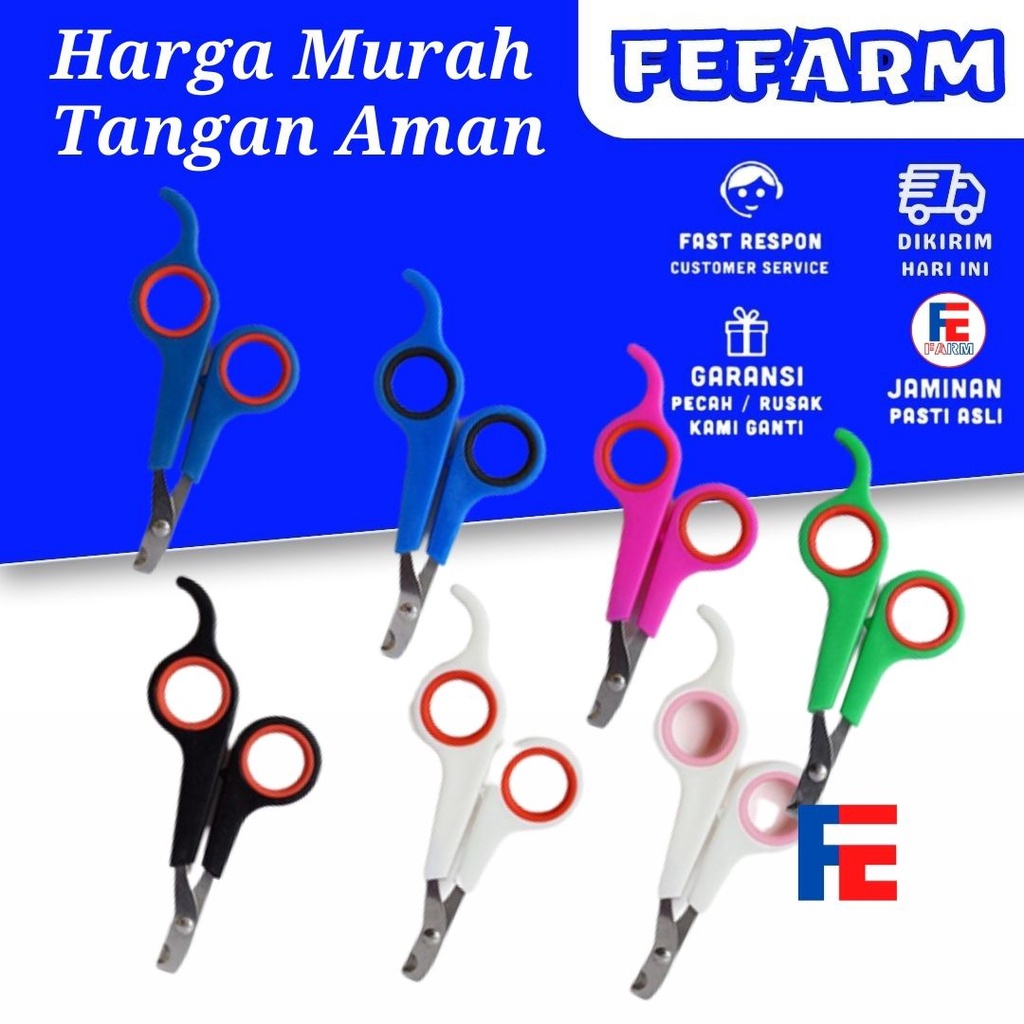 GUNTING KUKU KUCING ANJING SUGAR GLIDER MARMUT PET NAIL CARE TOOL FEFARM