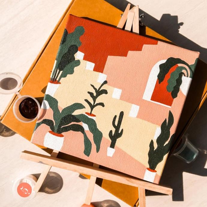 

Paint By Number Benevolent | ByPainters | Painting Kit | 20x20cm