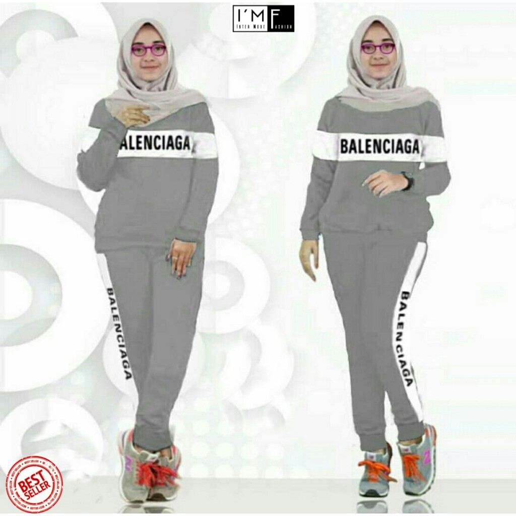 IMF TRAINING  BALENCIAGA 4 Size 11 Warna Baju dan Celana  