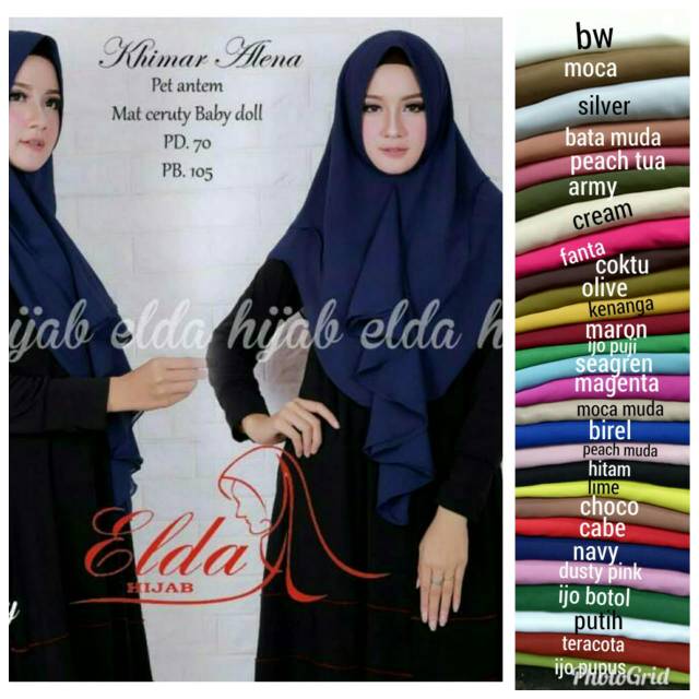 Khimar alena original elda hijab