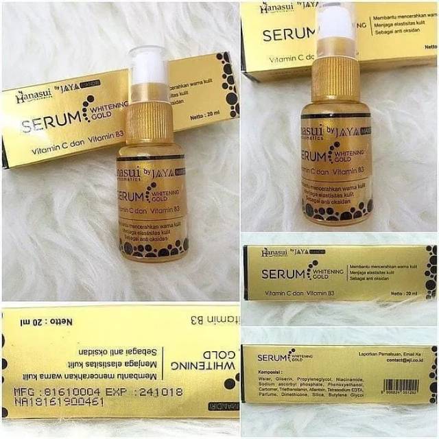 SERUM HANASUI GOLD WHITENING ORIGINAL BPOM